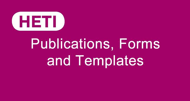 Publications, Forms and Templates